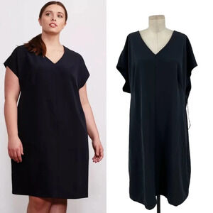 Brass Exchange The Essential Dress Black Plus Size 1X